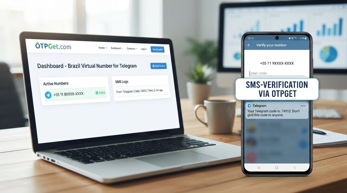 Buy Brazil Number for Telegram Verification | OTPGet Online Guide