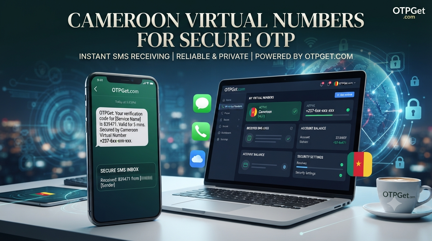 Buy Cameroon Virtual Number for OTP Verification | OTPGet Guide