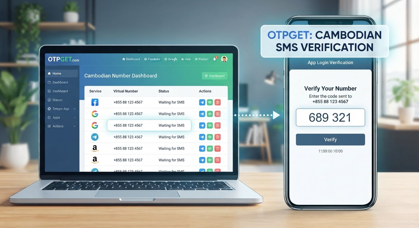 How to Receive Cambodian OTP Codes Online Safely with OTPGET