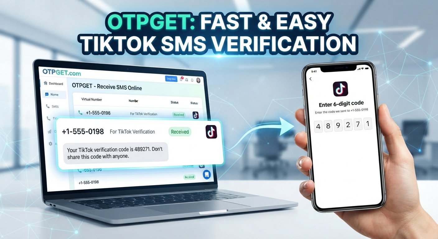 How to Get a TikTok Verification Code Online with OTPGET Safely