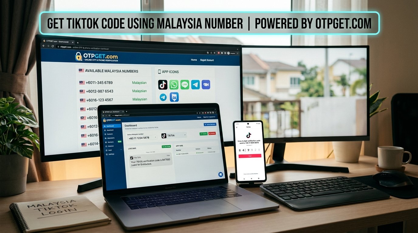 How to Get TikTok Code Using a Malaysia Number | OTPGET Guide