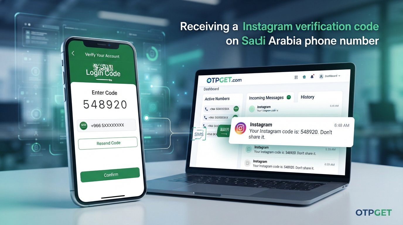 How to Get Saudi Arabia Number for Instagram OTP | OTPGet