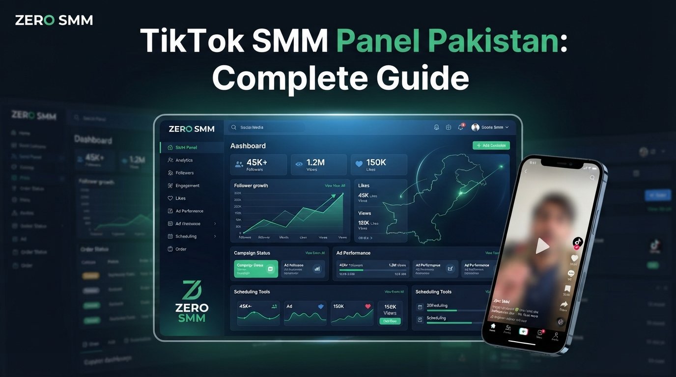 TikTok SMM Panel Pakistan | Complete Guide & ZERO SMM Services