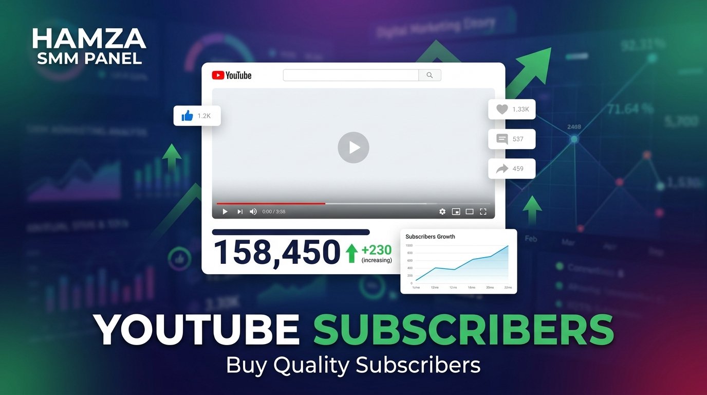 Buy YouTube Subscribers | Grow Your Channel with HAMZA SMM PANEL
