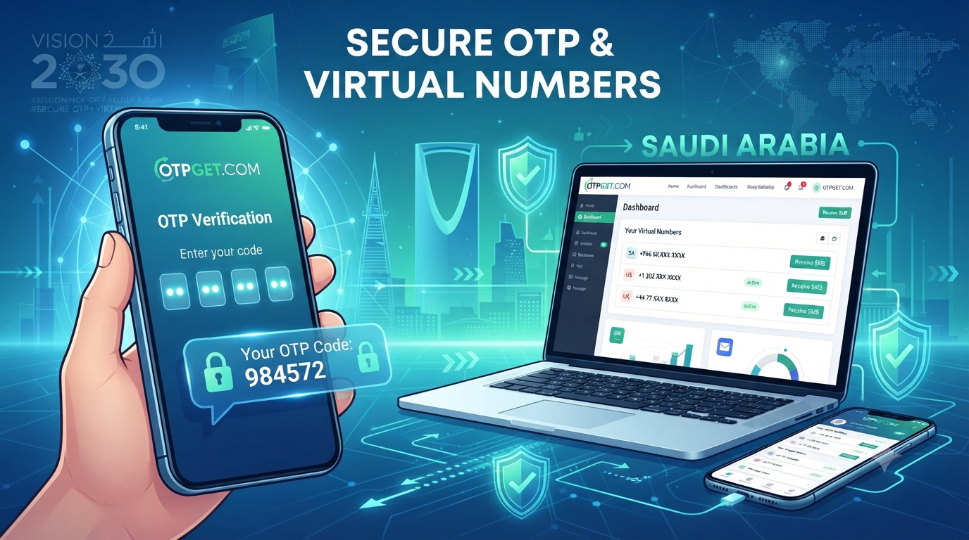 Saudi Arabia Virtual Number for OTP Verification with OTPGET