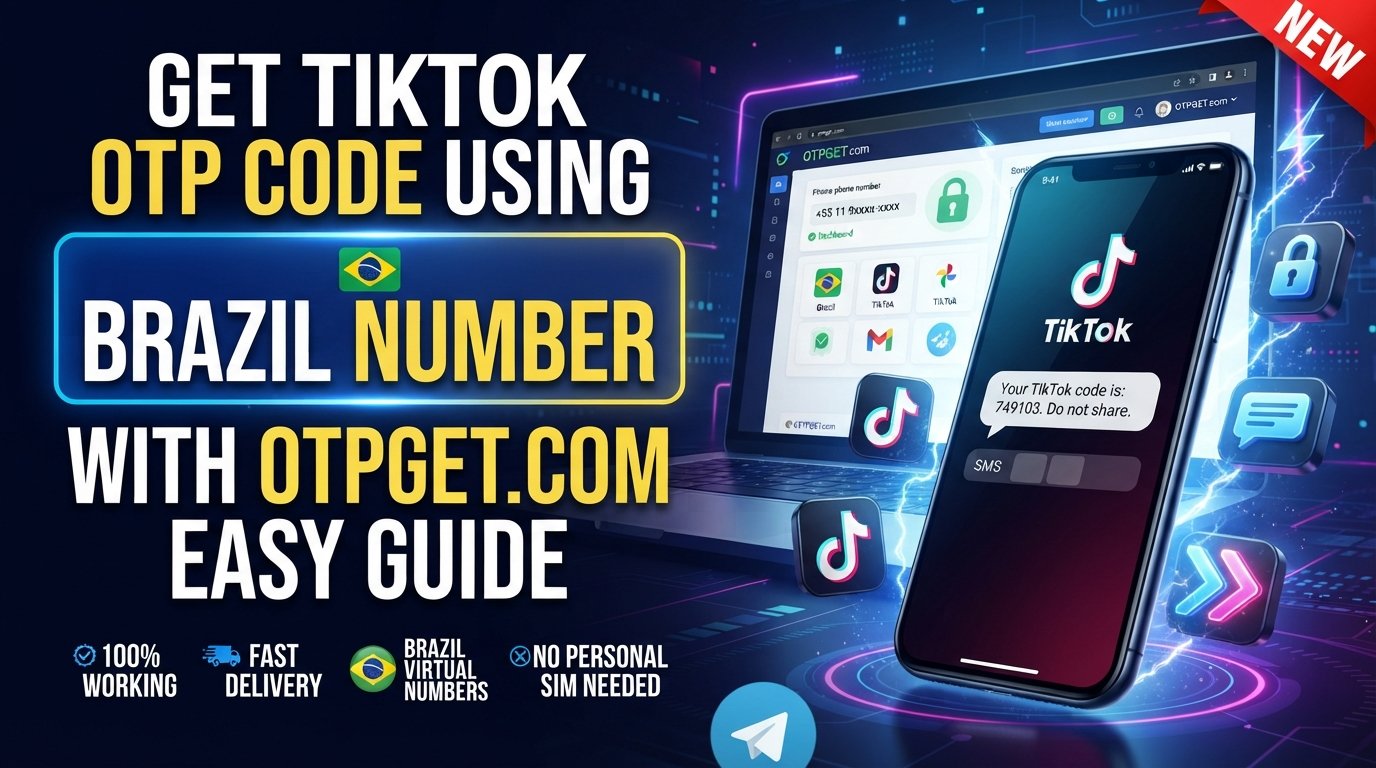 Get TikTok OTP Code Using Brazil Number with OTPGET: Easy Guide