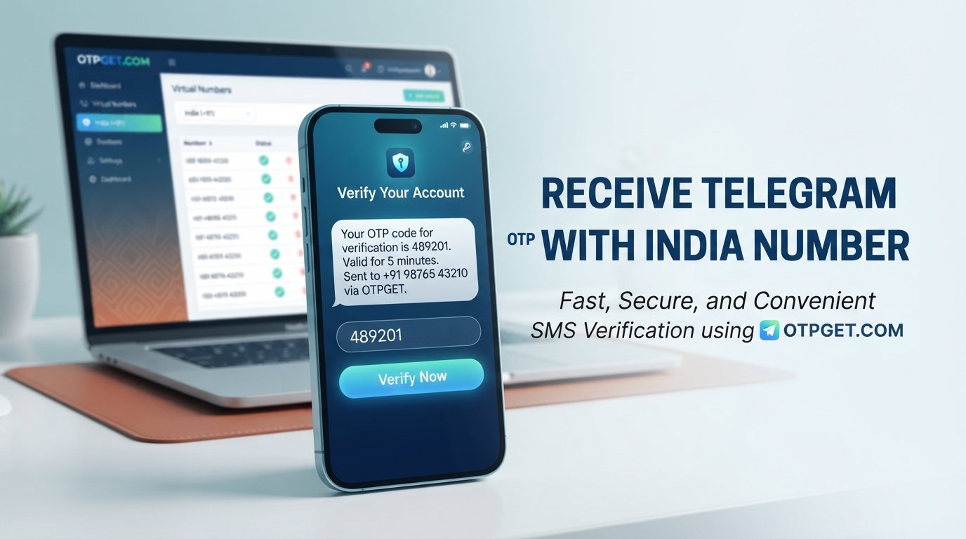 Receive Telegram OTP with India Number Online — OTPGet Guide