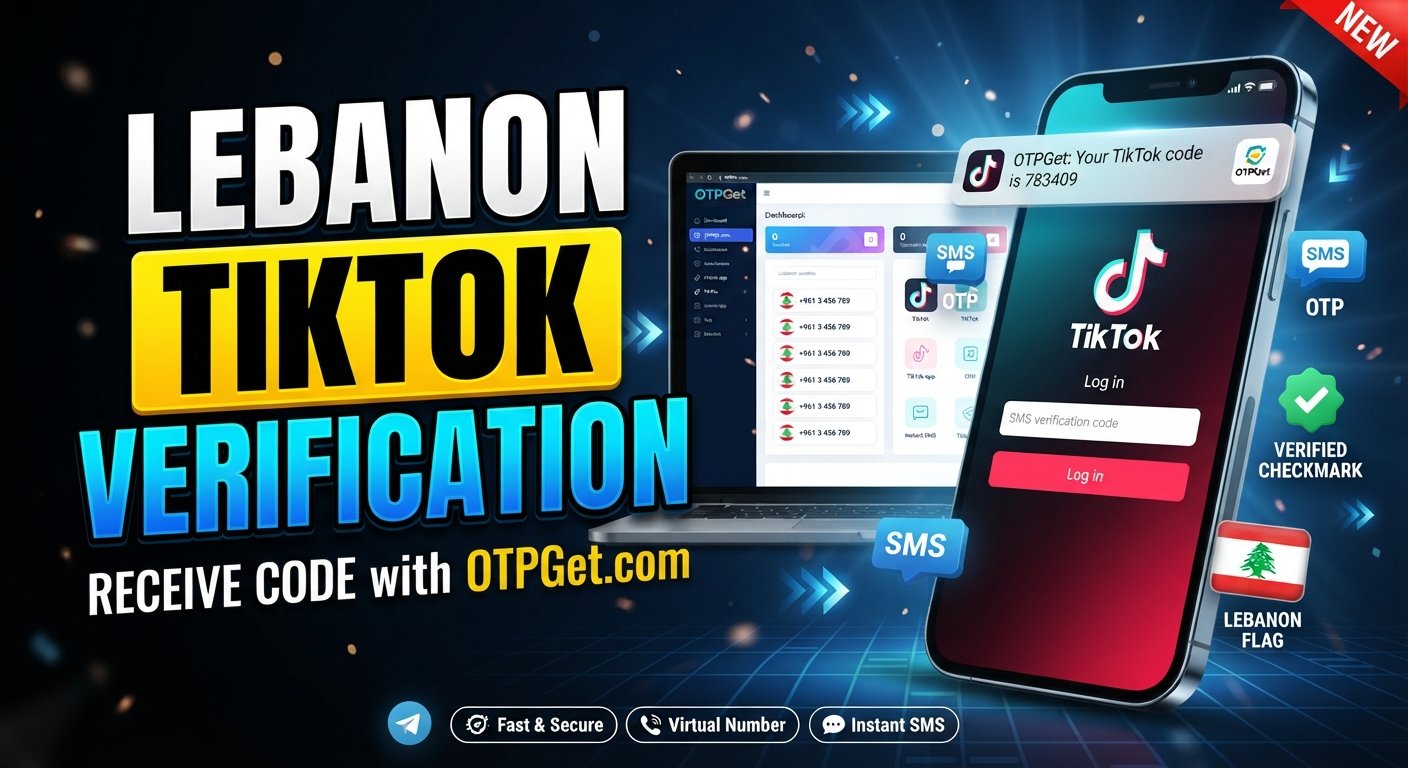 Lebanon Number to Receive TikTok Code — OTPGet Guide Online Now