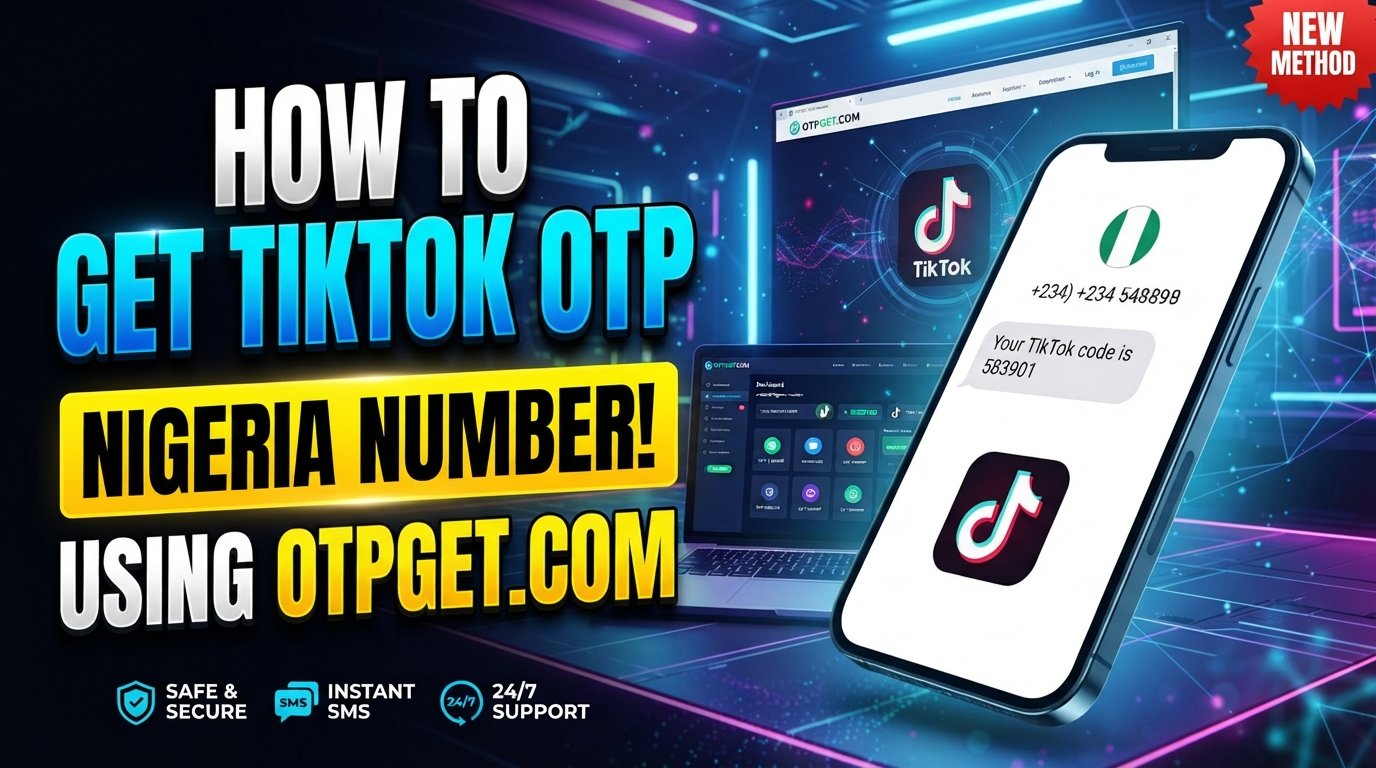 Get TikTok OTP Code Using Nigeria Number Step by Step with OTPGET