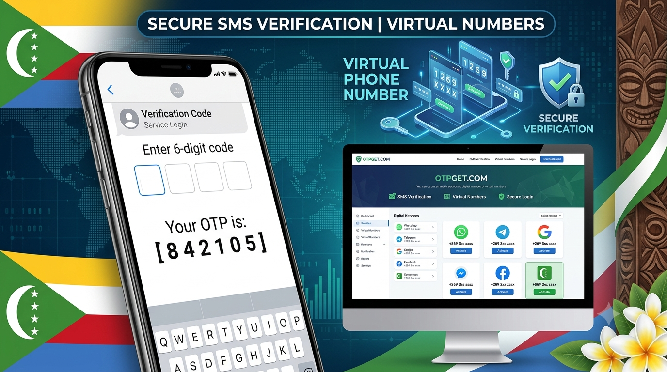 Comoros Virtual Number for OTP Verification | Fast SMS Access