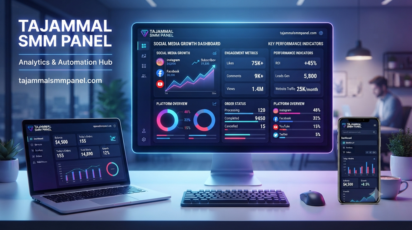 Best Marketing Dashboard | TAJAMMAL SMM PANEL Solutions