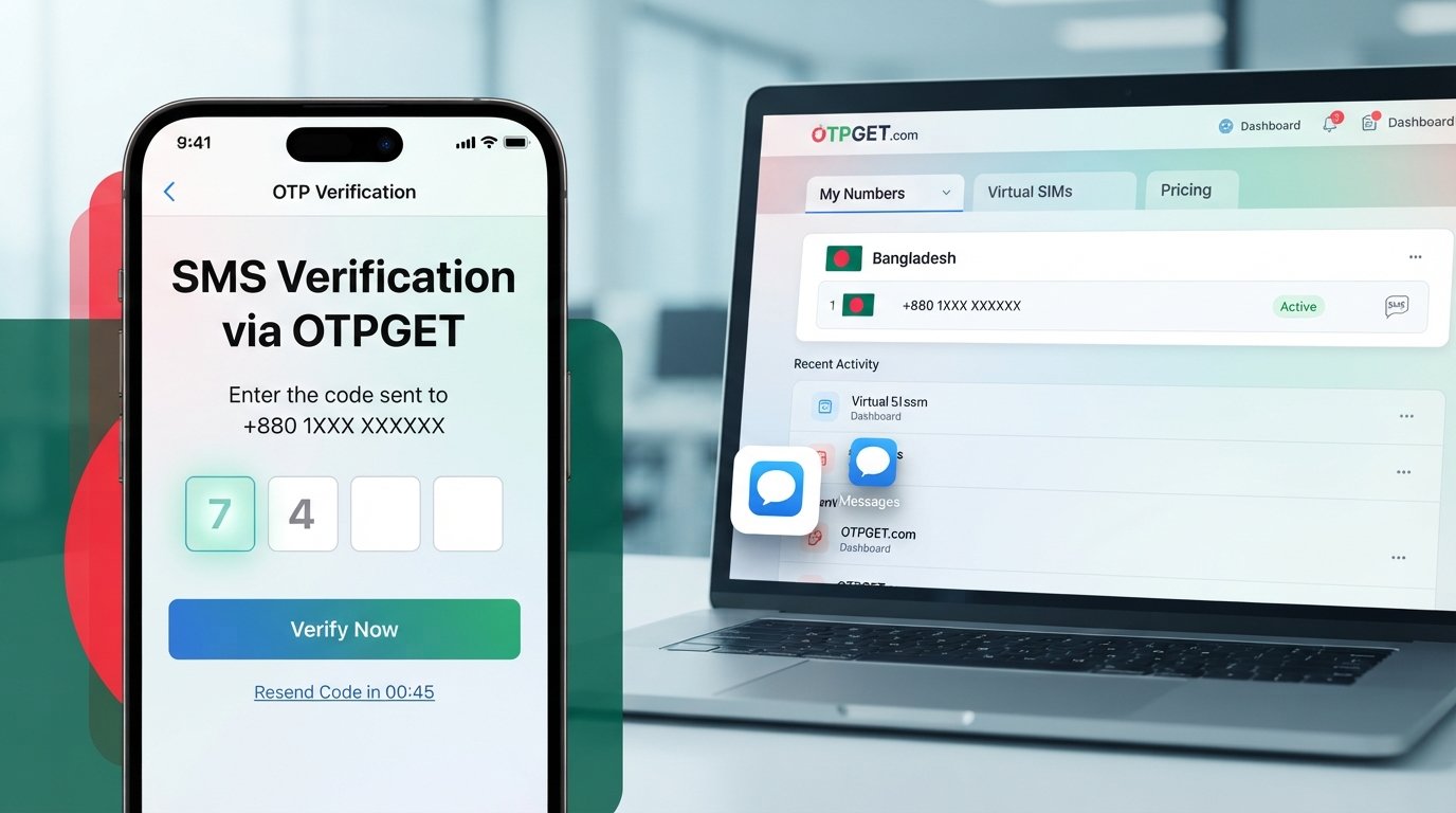 Get Bangladesh Number for Telegram OTP — OTPGet Tutorial