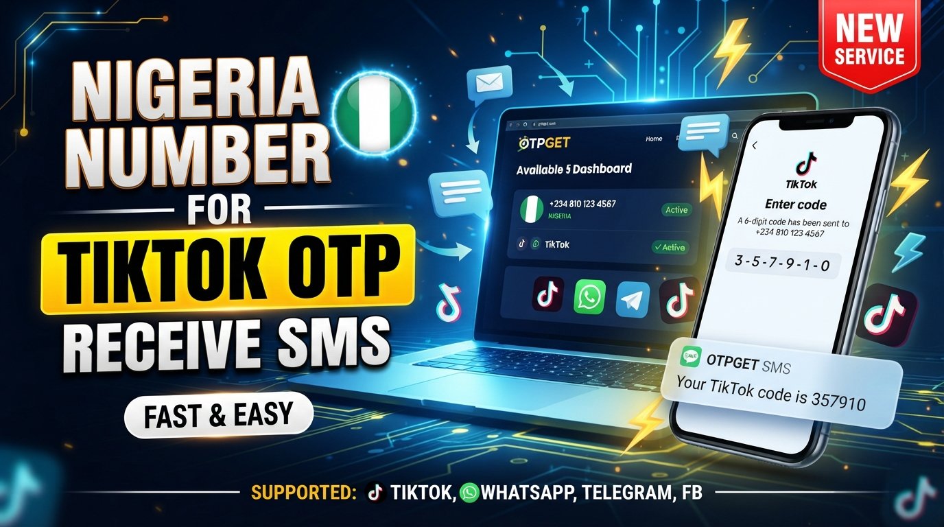 Nigeria Number to Receive TikTok Code — OTPGet Number Guide