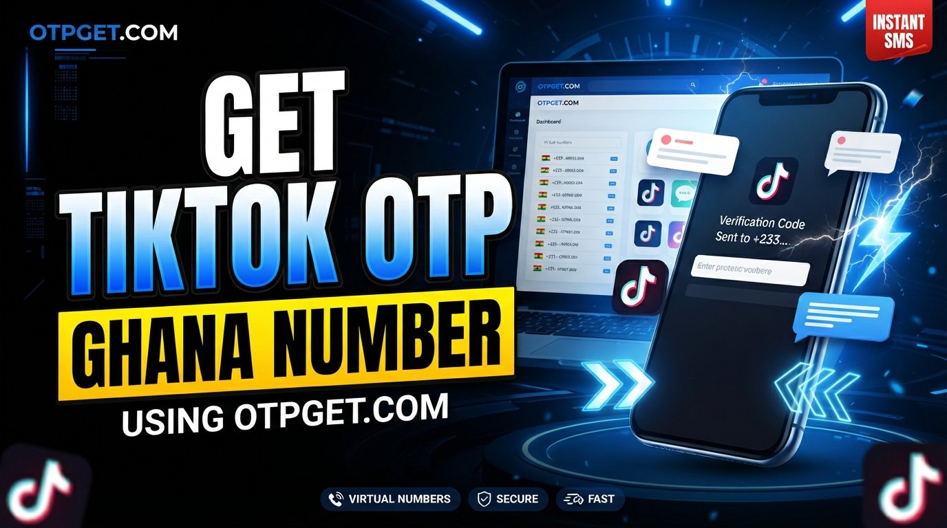 Get TikTok OTP Code Using Ghana Number Easily and Safely with OTPGET
