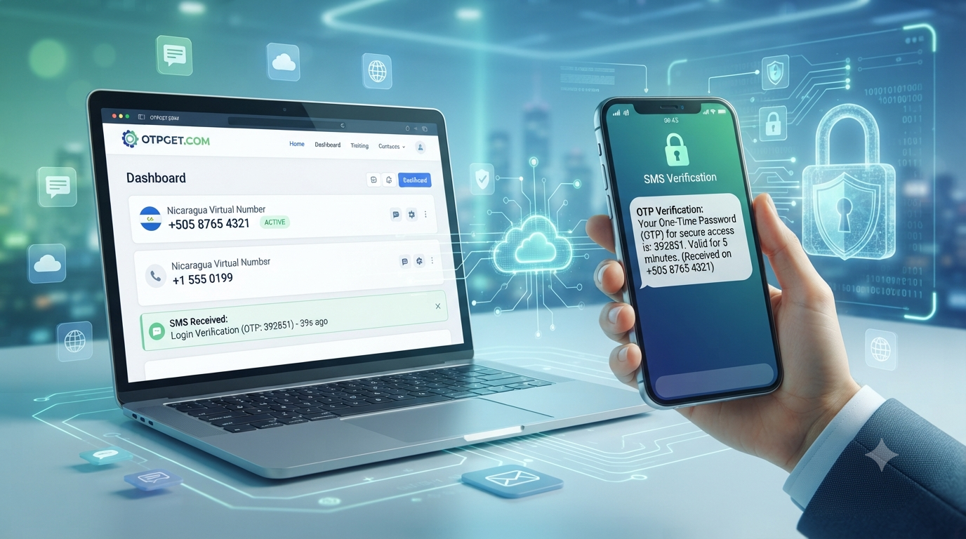 Buy Nicaragua Virtual Number Easily with OTPGet for Secure OTP